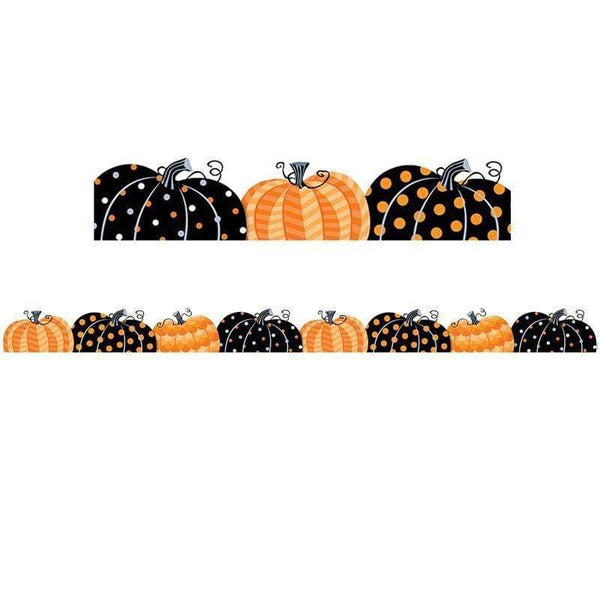 Learning Materials Pumpkin Patch Border CREATIVE TEACHING PRESS