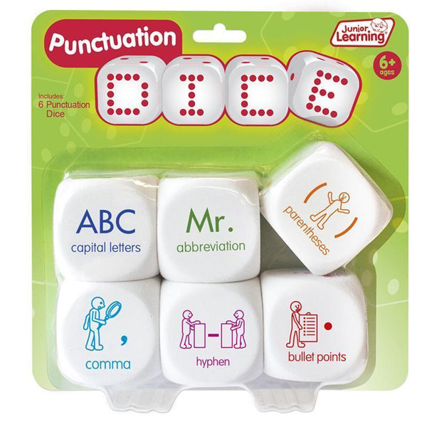 Learning Materials Punctuation Dice JUNIOR LEARNING