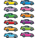 Learning Materials Race Cars Shape Stickers CARSON DELLOSA