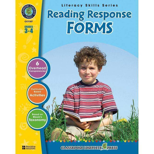 Learning Materials Reading Response Forms Grs 3 4 CLASSROOM COMPLETE PRESS