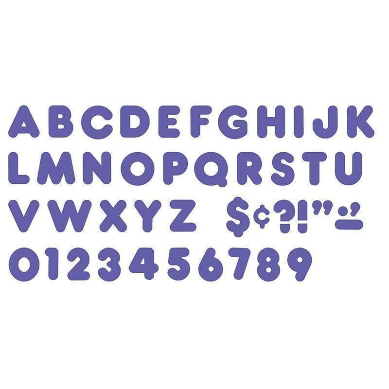 Learning Materials Ready Letters 2 Inch Casual Purple TREND ENTERPRISES INC.