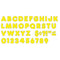 Learning Materials Ready Letters 2 Inch Casual Yellow TREND ENTERPRISES INC.