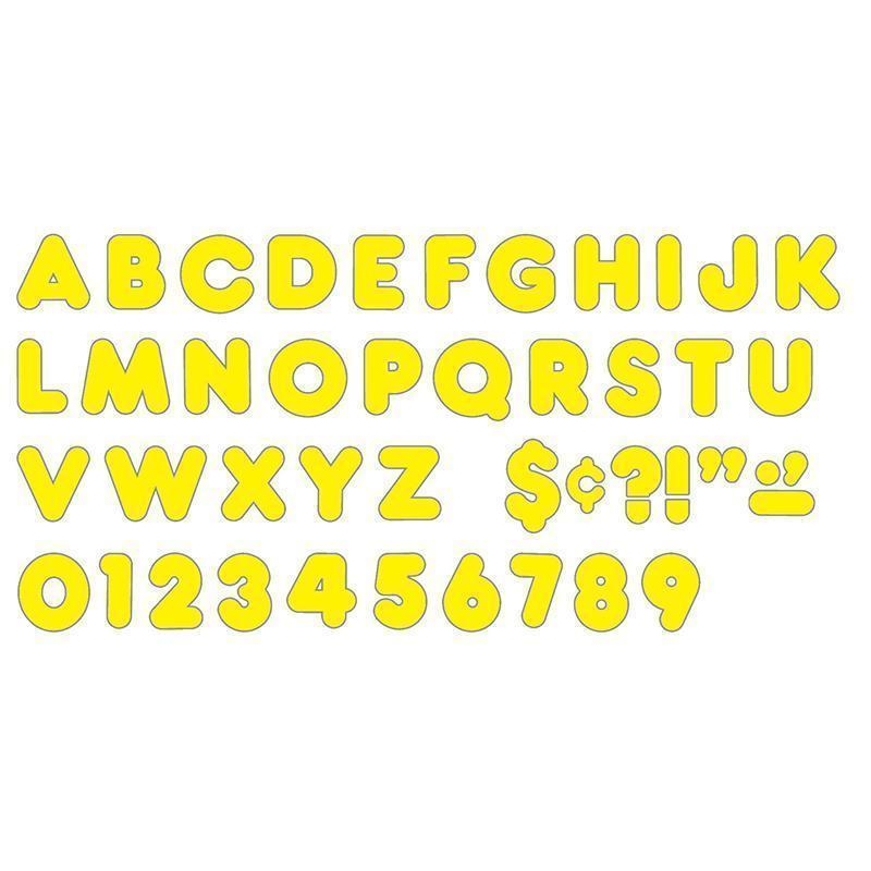 Learning Materials Ready Letters 2 Inch Casual Yellow TREND ENTERPRISES INC.