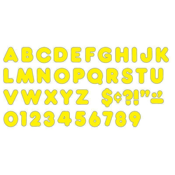 Learning Materials Ready Letters 3 Inch Casual Yellow TREND ENTERPRISES INC.