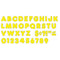 Learning Materials Ready Letters 3 Inch Casual Yellow TREND ENTERPRISES INC.