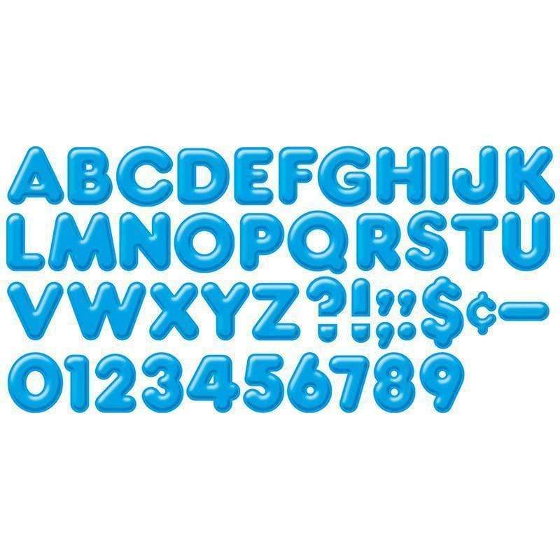 Learning Materials Ready Letters 4 Inch 3 D Blue TREND ENTERPRISES INC.