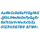 Learning Materials Ready Letters 4 Inch Italic Blue TREND ENTERPRISES INC.