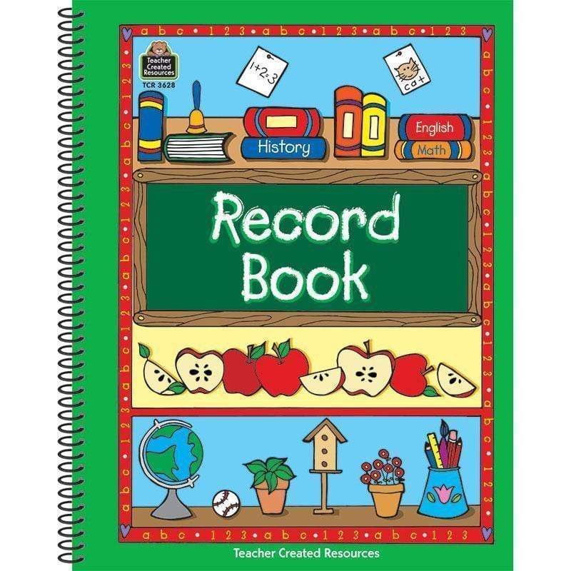 Learning Materials Record Book Green Border TEACHER CREATED RESOURCES