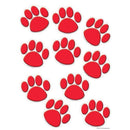 Learning Materials Red Paw Prints Accents TEACHER CREATED RESOURCES