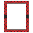 Learning Materials Red Plaid Computer Paper TEACHER CREATED RESOURCES