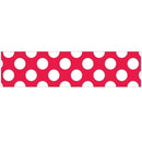 Learning Materials Red With Polka Dot Straight Borders CARSON DELLOSA
