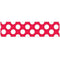 Learning Materials Red With Polka Dot Straight Borders CARSON DELLOSA