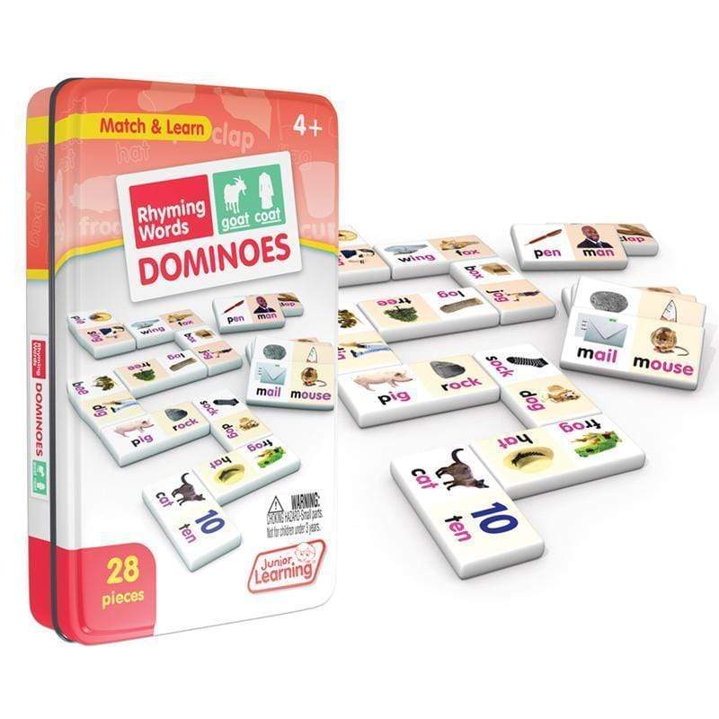 Learning Materials Rhyming Words Dominoes JUNIOR LEARNING