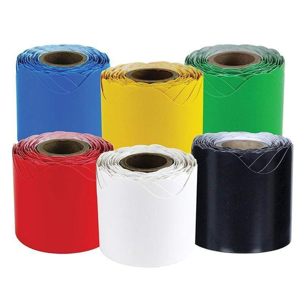 Learning Materials Rolled Border Primary Color Set CARSON DELLOSA