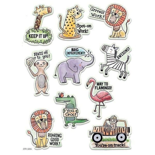 Learning Materials Safari Friend Safari Reward Sticker CREATIVE TEACHING PRESS