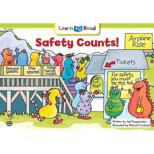 Learning Materials Safety Counts Learn To Read CREATIVE TEACHING PRESS