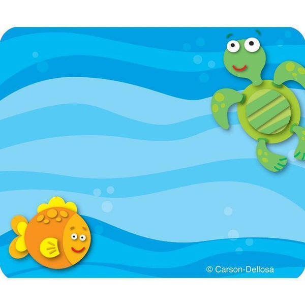 Learning Materials Sea Life Name Tags CARSON DELLOSA