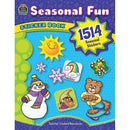 Learning Materials Seasonal Fun Sticker Book TEACHER CREATED RESOURCES