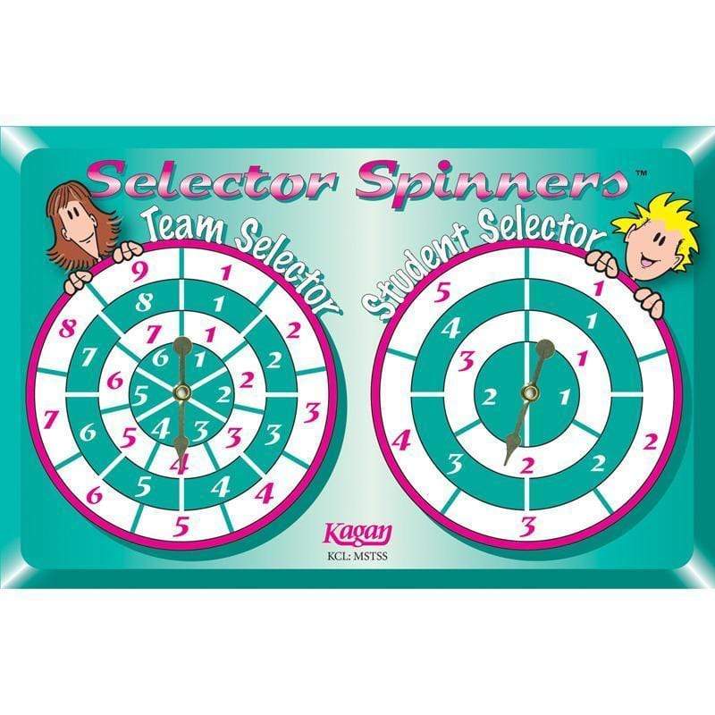 Learning Materials Selector Spinner KAGAN PUBLISHING