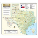 Learning Materials SHADED RELIEF MAP ROLLED TEXAS KAPPA MAP GROUP / UNIVERSAL MAPS