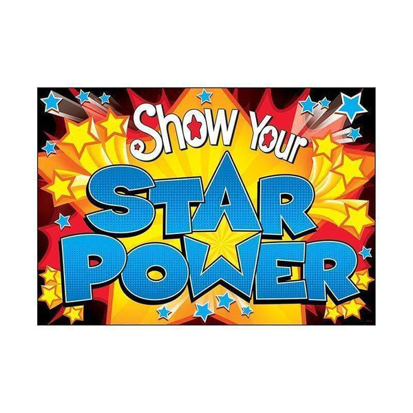 Learning Materials SHOW YOUR STAR POWER POSTER TREND ENTERPRISES INC.