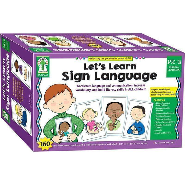 Learning Materials SIGN LANGUAGE WT CARDS CARSON DELLOSA