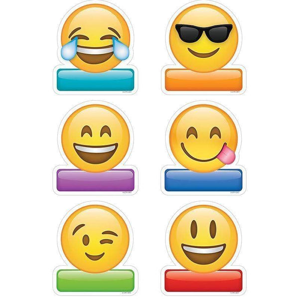 Learning Materials SIMPLY EMOJI 6 DESIGNER CUTOUTS CREATIVE TEACHING PRESS