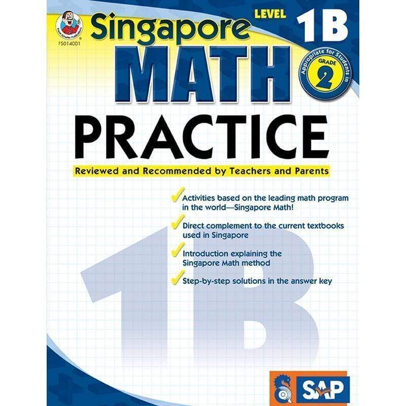 Learning Materials Singapore Math Level 1 B Gr 1 2 CARSON DELLOSA