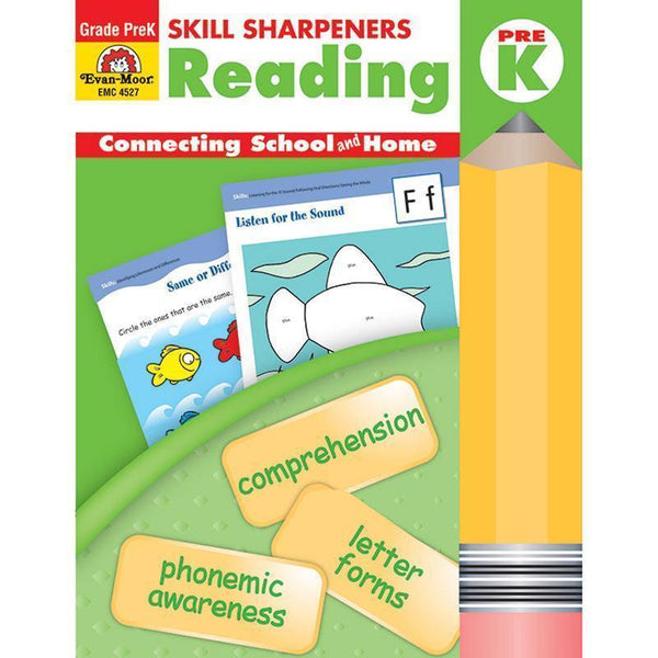 Learning Materials Skill Sharpeners Reading Grade Prek EVAN-MOOR