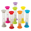 Learning Materials Small Sand Timers Combo 8 Pk TEACHER CREATED RESOURCES