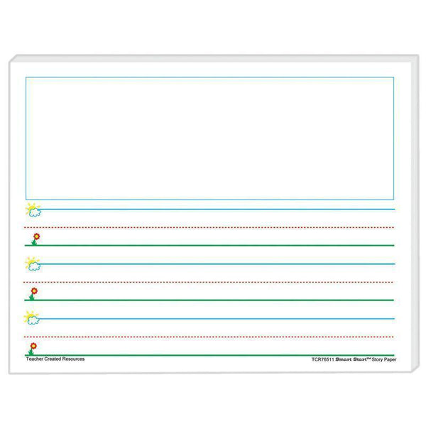 Learning Materials Smart Start K 1 Story Paper 100 TEACHER CREATED RESOURCES