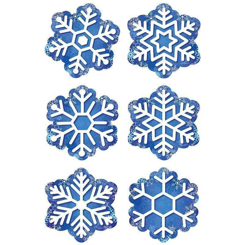 Learning Materials Snowflakes 3 In Cutouts CREATIVE TEACHING PRESS
