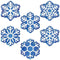 Learning Materials Snowflakes 6 In Designer Cut Outs CREATIVE TEACHING PRESS