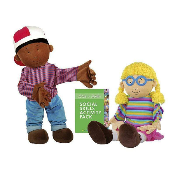 Learning Materials Social Skill Puppets Max And Millie AMERICAN EDUCATIONAL PROD