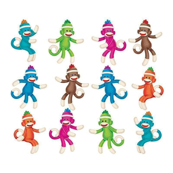 Learning Materials SOCK MONKEYS MINI ACCENTS VARIETY TREND ENTERPRISES INC.