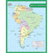 Learning Materials South America Map Chart 17 X22 TEACHER CREATED RESOURCES