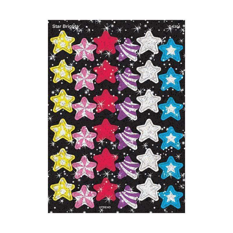 Learning Materials Sparkle Stickers Star Brights TREND ENTERPRISES INC.