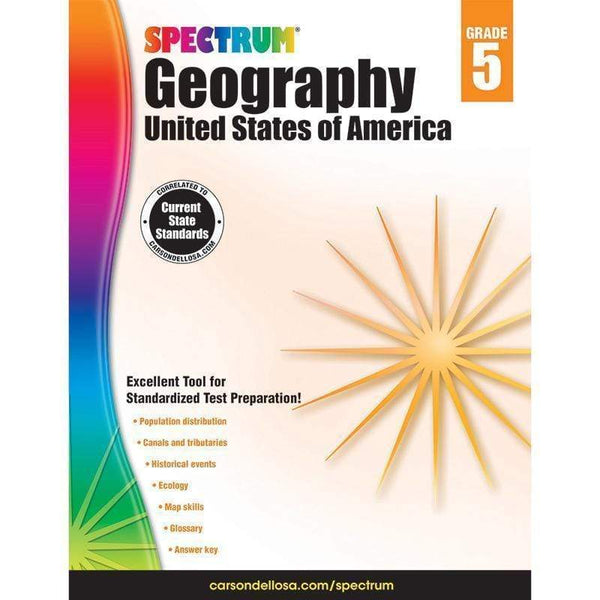 Learning Materials SPECTRUM GEOGRAPHY UNITED STATES OF CARSON DELLOSA