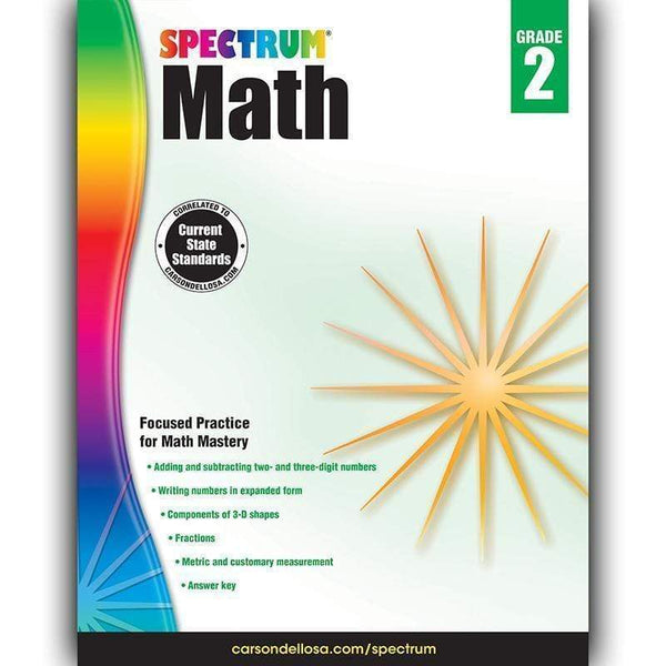 Learning Materials Spectrum Math Gr 2 CARSON DELLOSA