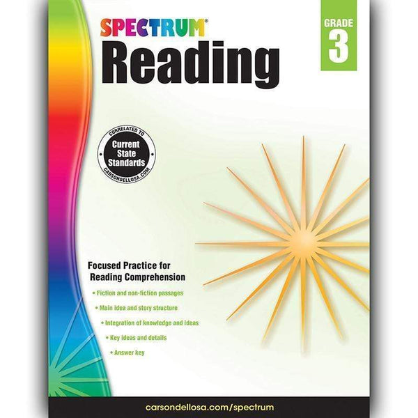 Learning Materials Spectrum Reading Gr 3 CARSON DELLOSA