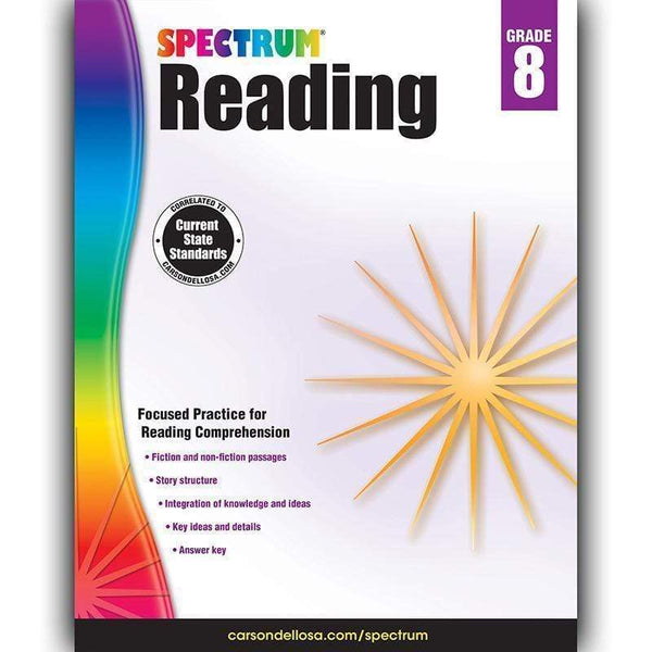 Learning Materials Spectrum Reading Gr 8 CARSON DELLOSA