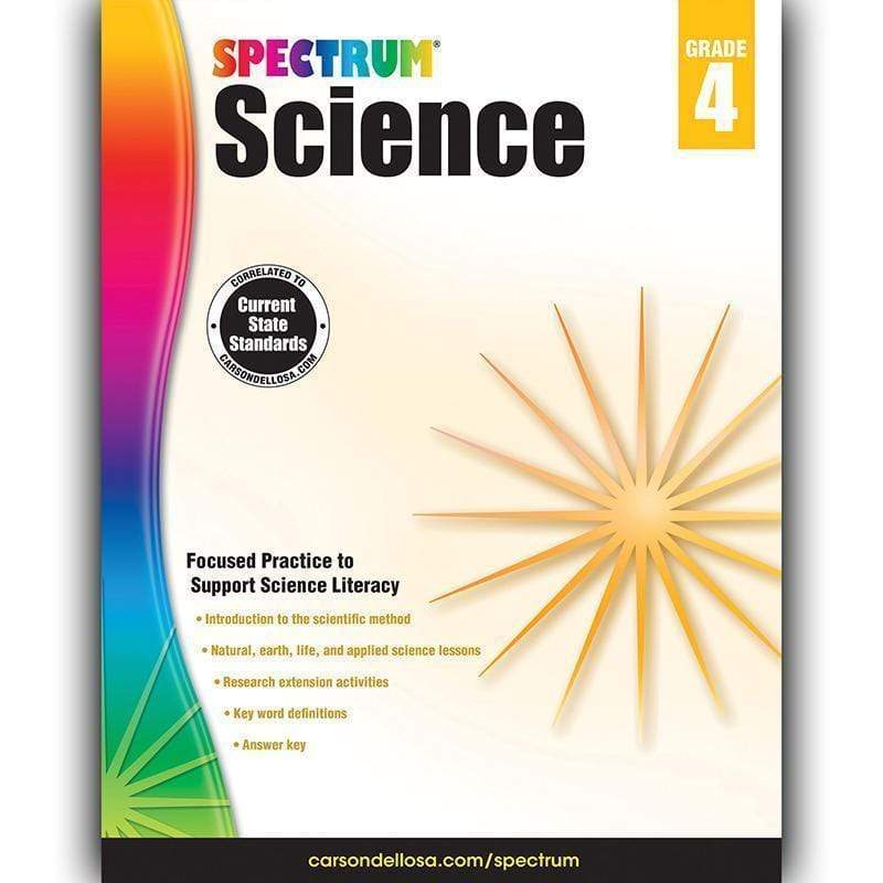 Learning Materials Spectrum Science Gr 4 CARSON DELLOSA