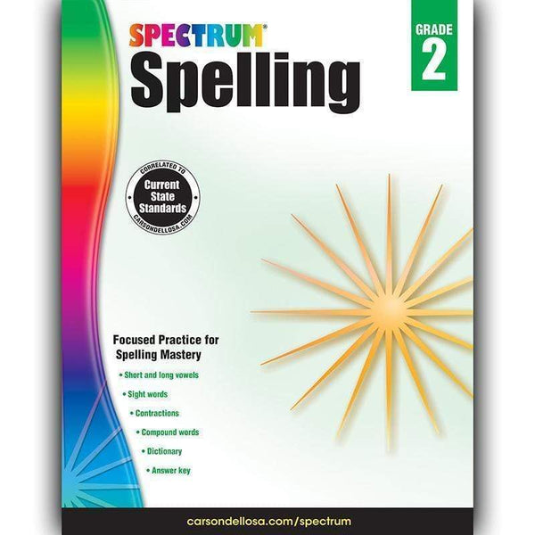 Learning Materials Spectrum Spelling Gr 2 CARSON DELLOSA