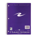 Learning Materials Spiral Notebook 3 Subject 120 Pages ROARING SPRING PAPER PRODUCTS
