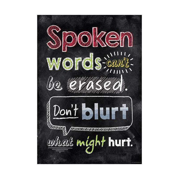 Learning Materials Spoken Words Cant Be Erased Inspire CREATIVE TEACHING PRESS