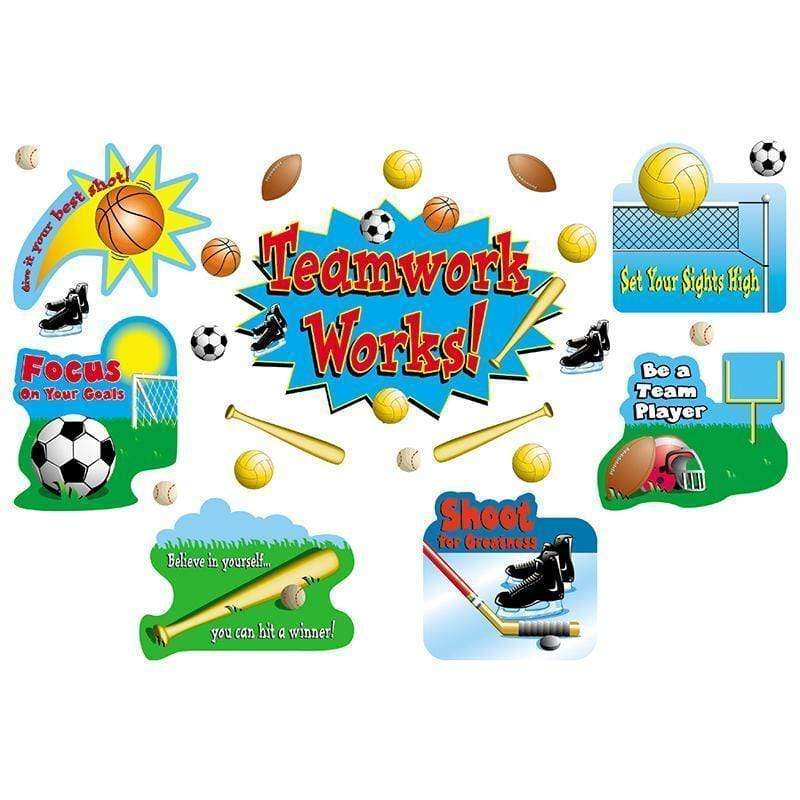 Learning Materials Sports Teamwork Bb Set TEACHER CREATED RESOURCES