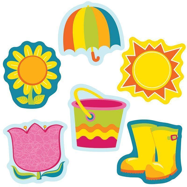 Learning Materials Spring Mix Cut Outs CARSON DELLOSA