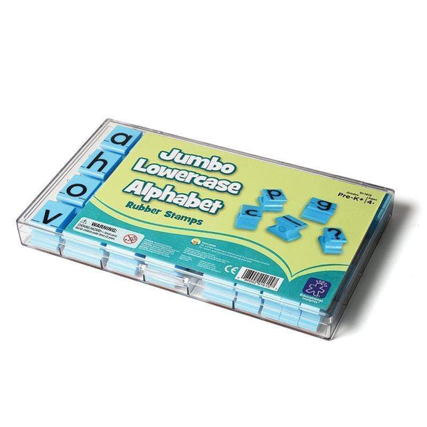 Learning Materials Stamps Jumbo Lowercase Gr Pk & Up LEARNING RESOURCES