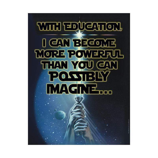 Learning Materials Star Wars Power Of Education Poster EUREKA