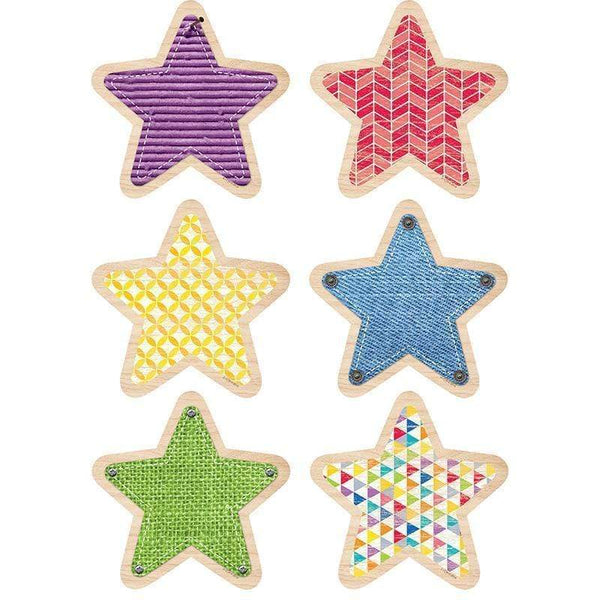 Learning Materials Stars 10 In Cut Outs Upcycle Style CREATIVE TEACHING PRESS